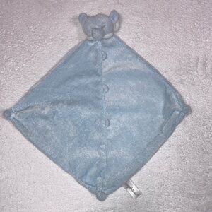 Angel dear light blue elephant fleece lovey security blanket